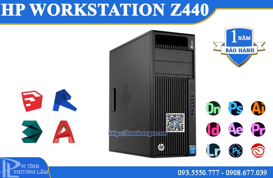 Máy Trạm HP Workstation Z440 / Intel Xeon E5-1650 V4 (Upto 4.0Ghz) Hỗ Trợ Lên Đến 22 Core / VGA Quadro / Chuyên Đồ Họa